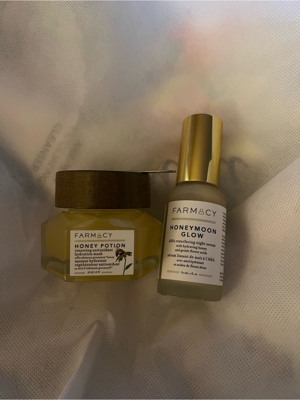 Farmacy Honey Potion Mask & Honeymoon Glow Serum - Yellow, Gold